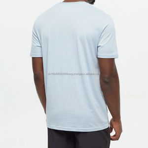 T-shirts en coton de bambou pour hommes, t-shirt en jersey biologique pour hommes, t-shirt à manches courtes, t-shirt d'été, t-shirt oversize - Product Image 4