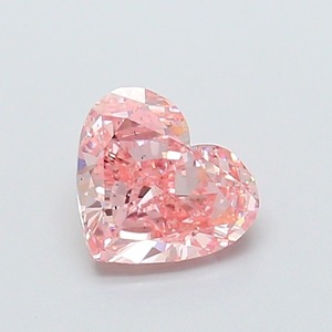 Diamant CVD rose vif fantaisie en forme de cœur de 1,01 carat, clarté VS2, polissage excellent, pierre cultivée en laboratoire, pour bijoux sur mesure - Product Image 6