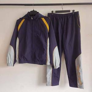 Conjunto Deportivo Cortavientos al por Mayor con Ribete Reflectante para Hombre, Poliéster, Largo Completo - Product Image 4
