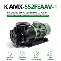 K AMX-552FEAAV-1 电动液体化学输送泵 1.5 kW 磁力驱动离心泵，适用于 PCB 行业