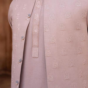 Vêtements islamiques pour hommes, shalwar kameez brodé pour hommes, shalwar kameez pakistanais fabriqué en 2026, vente en gros de bandhgala - Product Image 6