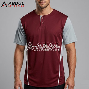 Camiseta de Béisbol para Hombre, Tejido Cómodo de Secado Rápido, Ideal para Entrenamiento Deportivo y Uso en Partidos, con un Estilo Atlético Moderno - Product Image 3