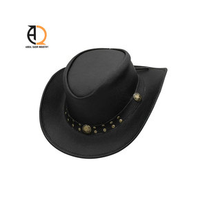 Sombrero de Vaquero de Cuero, Estilo Vintage - Product Image 4