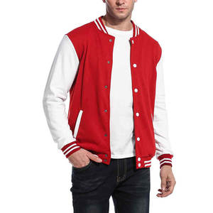 Chaquetas Universitarias Varsity para Hombre, Tallas Grandes, con Logo Personalizado, Ropa de Invierno, Mantas Finas, Chaqueta Varsity Letterman Lisa al por Mayor - Product Image 1