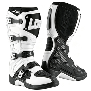 Bottes de <span class=keywords><strong>moto</strong></span> tout-terrain avec protection thermique pour l'intérieur des cuisses, 4 boucles, bottes de protection <span class=keywords><strong>cross</strong></span> - Product Image 4