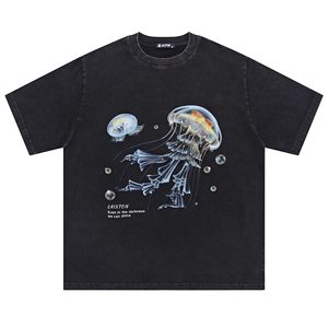 Men <b>Drop</b> Arm Tee Oversized Boxy Fit Short Sleeve Cotton Casual Streetwear Loose Fit Graphic Print Top top mens oversized boxy - Product Image 1