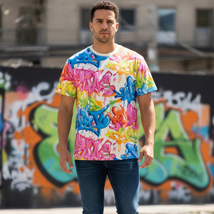 Blank Premium Cotton Puff Print Shirt Custom Logo Heavy Weight Tee Drop Shoulder Men Graphic Streetwear <b>Tshirts</b> - Product Image 4
