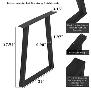 Modern Luxury Coffee <b>Dining</b> Table Legs Iron Design for Babies and <b>Kids</b> Durable Outdoor Metal Nguyen Phuc - Product Image 3
