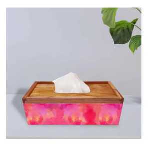 Modern eco friendly tissue <b>box</b> cover for home use stylish decorative tissue holder for hotel table - Product Image 2