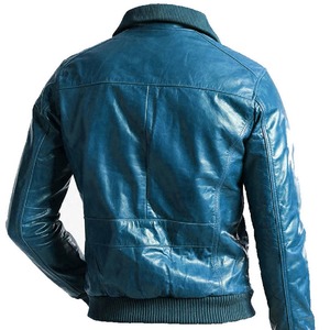 Chaqueta de Cuero para Hombre al por Mayor, Chaqueta de Cuero PU de Moda para Hombre, Chaqueta de Cuero de Alta Calidad - Product Image 5