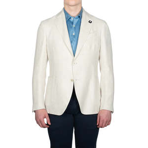 Traje de Hombre, Corte Slim, Tallas Grandes, Impermeable, Transpirable, Antiarrugas, Estilo Casual de Negocios, para Boda, Blazer Cruzado con Cuello Mao - Product Image 1