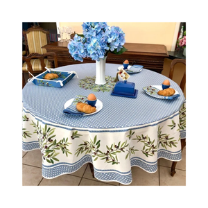 Modern Abstract Striped <b>Oval</b> <b>Tablecloth</b> Cotton Linen Printed Washable Home Dining Cover Green Yellow Beige Patterned Design - Product Image 5