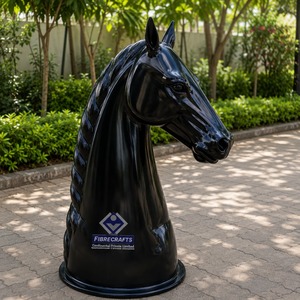 2026 Frog Shape Outdoor Dust Bin Decorative Fiberglass Garden Waste Bin Open Top Cute Animal Design - Product Image 5