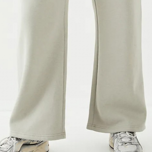 Latest Design Custom Women's <b>Wide</b> <b>Leg</b> Fleece Sweatpants Drawstring Women's Winter Oversized <b>Joggers</b> Wholesale Women's <b>Joggers</b> - Product Image 5