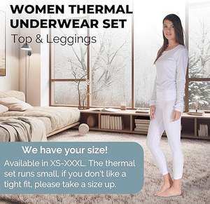 Service OEM – Vêtements thermiques sans couture pour femmes, respirants, écologiques, sans manches, pour l'hiver, vente en gros de sous-vêtements de nuit - Product Image 4