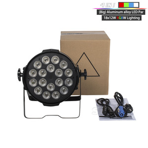 Heavy Duty 18X12W RGBW Aluminum LED Par <b>Light</b> DMX Stage Wash <b>Light</b> for Church Wedding Events - Product Image 5