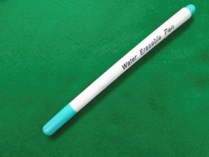 ปากกาเขียนผ้า HC0048 แบบลบได้ด้วยน้ำและอากาศ |   ปากกาลบได้ด้วยน้ำ สีน้ำเงิน พลาสติก WEP-B1 ละลายน้ำได้ สำหรับงานปัก - Product Image 4
