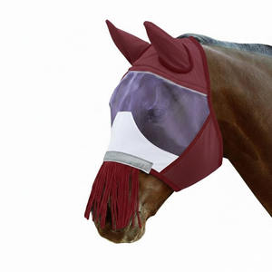 Máscara Antimoscas para Caballos, Moderna y Cómoda, con Protección UV, Orejas, Transpirable, Elástica, con Cubiertas de Malla para los Ojos - Product Image 4