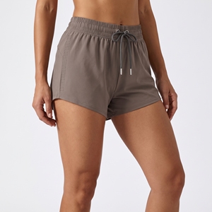 Ropa Deportiva para Mujer, Shorts de Gimnasio, Cintura Elástica, Secado Rápido, Spandex, Poliéster, Shorts para Correr, Shorts Deportivos - Product Image 3