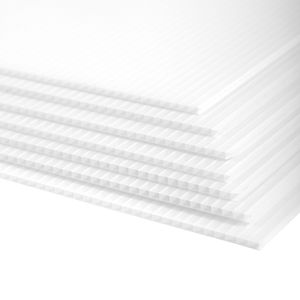 6 Pezzi Lastre in Policarbonato (PC) Bianco ad Alta Trasparenza 36x72 Pollici e Lastre Goffrate per Tende da Sole e Tetti di Balconi - Product Image 2