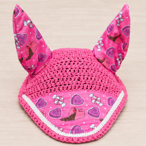 Juego de almohadillas para silla de montar con estampado de corazón rosa por sublimación, ribete de felpa, forro polar y exterior de algodón, multiusos - Product Image 3