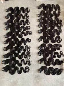 Las pelucas de la onda del cuerpo marea de la mano 100% humano, cabello oreja a oreja paquetes de ondas del cuerpo Vietnam cabello humano - Product Image 3