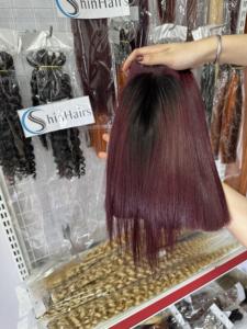Wholesale Trending 2024 Color Bonestraight Bundles Raw Vietnamese Human Hair for <b>Training</b> <b>Heads</b> for Black Women Female Models - Product Image 5