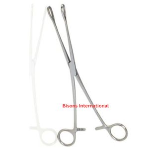 Pinzas Quirúrgicas de Esponja Foerster Ballenger de Alta Calidad BISONS, Rectas con Mordazas Dentadas, para Aplicación de Apósitos - Product Image 2