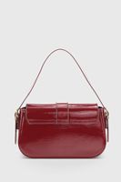 Bolso de mujer de lujo de cuero PU de alta calidad Borgoña marca famosa bolso de hombro del fabricante personalizable estilo de moda