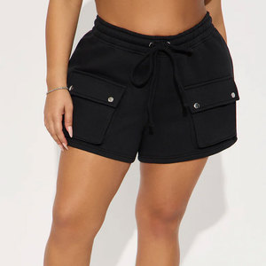 Shorts en jean vintage d'été pour femmes avec poches amples personnalisées, confortables, taille mi-haute, séchage rapide - Product Image 5