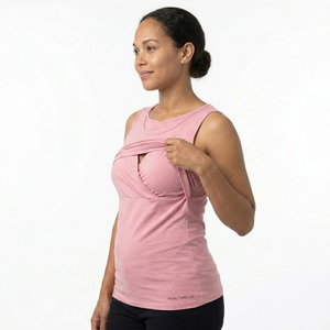 Camiseta de Maternidad para Mujer, Camiseta sin Mangas para Lactancia, Doble Capa, Sin Mangas, para Embarazo, Camisetas de Lactancia para Mujer - Product Image 6