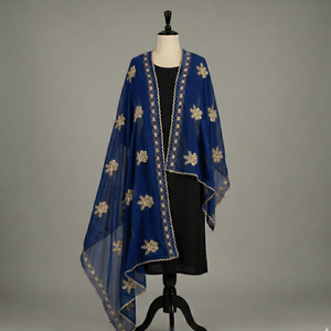 ผ้าคลุมศีรษะฮิญาบผ้าฝ้ายโพลีเอสเตอร์ปักลายดอกไม้ประดับคริสตัลแบบใหม่ปี 2026 |   ผ้าคลุมศีรษะมุสลิมขนาดใหญ่ ระบายอากาศได้ดี เหมาะสำหรับสวมใส่ทุกวันในช่วงฤดูร้อน - Product Image 4