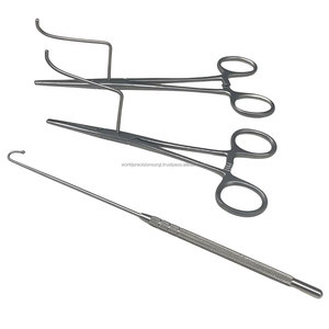 Pinza Ovárica Veterinaria WPS de Acero Inoxidable, Kit Quirúrgico Manual para Esterilización de Perros y Gatos, Ovariectomía, Esterilización Animal - Product Image 5