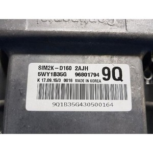 Unité de commande moteur (ECU) d'occasion GENUINE 96801794 pour Tosca 2006-2011 - Product Image 2