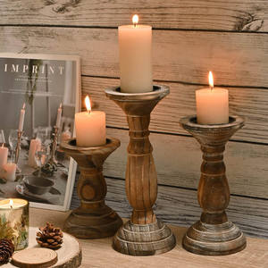 Bougeoir en bois d'usine directe du fournisseur en gros personnalisé bougeoir en bois de manguier fait à la main pour la décoration - Product Image 6