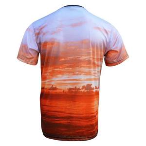 Camiseta de Punto Casual de Manga Corta con Cuello Redondo, Sublimada Personalizada, de Secado Rápido y Corte Regular para Hombre, de Primera Calidad - Product Image 6