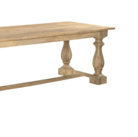 Ensemble de table et chaises de salle à manger rectangulaire en bois massif de style moderne pour la maison ou l'appartement