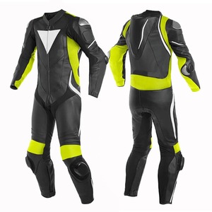 Combinaison de course en cuir respirante personnalisée pour moto, coupe-vent et imperméable, vêtement de course automobile imprimé, de premier ordre - Product Image 2