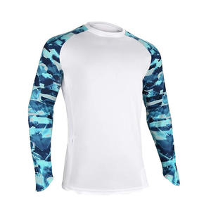 เสื้อแรชการ์ดสำหรับเล่นเซิร์ฟแบบยูนิเซ็กซ์ ป้องกันรังสียูวี ระบายอากาศได้ดี เป็นมิตรกับสิ่งแวดล้อม ต้านเชื้อแบคทีเรีย แขนยาว แห้งเร็ว เหมาะสำหรับดำน้ำ - Product Image 3