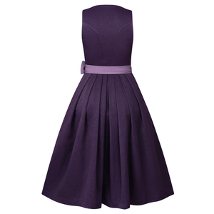 Vestido Tradicional Bávaro para Mujer, Color Morado, 25 Años de Calidad, con Botones, Ropa Europea de Alta Calidad - Product Image 2
