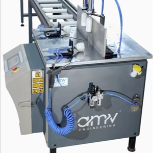 Industrial fully automatic single head aluminium profile cutting machine dro unit for doors <b>windows</b> fabrication plant use - Product Image 1