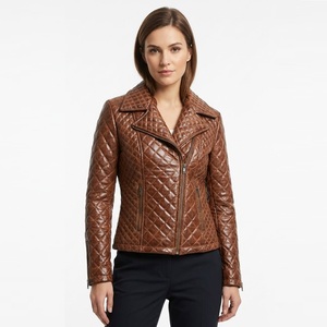 Men's Premium Quality Sheepskin Leather Jacket Vintage Style Waterproof Breathable Windproof Thick Winter Motorcycle Racing - Product Image 1