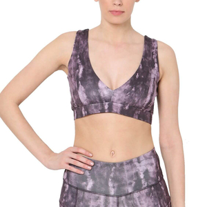 Custom Logo Womens Sportswear <b>Backless</b> <b>Halter</b> Workout <b>Bra</b> High Elastic Fitness Top Seamless Yoga Sports <b>Bra</b> for Women - Product Image 1