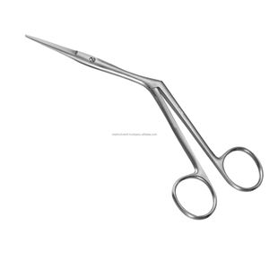 Ciseaux chirurgicaux Heymann 6.75 à lames arrondies et angulées, en acier inoxydable allemand, certifiés CE ISO, autoclavables, ensemble d'instruments OEM ODM - Product Image 1