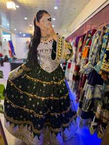 Nuevo Vestido Bohemio Bordado Kuchi de Moda para Mujer, Vestido Largo de Fiesta con Mangas Largas, Bordado a Mano, Cintura Imperio, Corte Holgado - Product Image 3