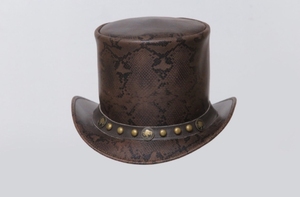 Chapeau de cowboy en cuir artisanal de style occidental, pour ranch, rodéo, équitation, extérieur, mode, à large bord, fait main, qualité supérieure - Product Image 1