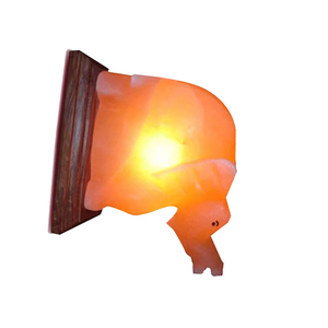 Lámpara de Sal del Himalaya en Forma de Elefante Hecha a Mano, Artesanía Natural de Pakistán, Estilo Animal, Tamaño Personalizado para el Hogar - Product Image 2