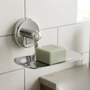 Soporte de Jabón de Acero Inoxidable 304 de Primera Calidad para Montar en la Pared con Bandeja de Drenaje, Organizador de Ducha Resistente a la Oxidación, Almacenamiento de Jabón Moderno para Baño - Product Image 4