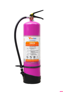 Extintor de Incendios Multiusos a Base de Agua Vinafoam ORION de 6 Litros, Batería de Litio, Incendios A-B-C, Clasificación 1A 55B - Product Image 1