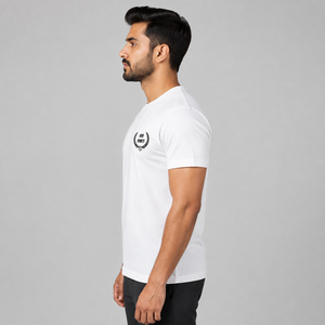 เสื้อยืดแขนสั้นยูนิเซ็กซ์ สตรีทแวร์ ผ้าคอตตอน 100% คุณภาพสูง ทรงปกติ รับผลิตตามแบบ OEM กันยับ ซักเร็ว - Product Image 4